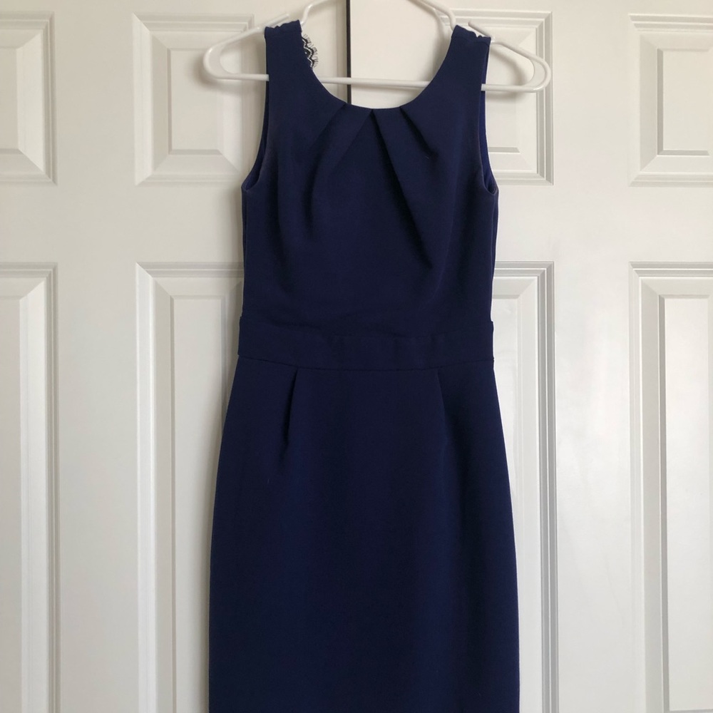 Cute blue dress with lace back